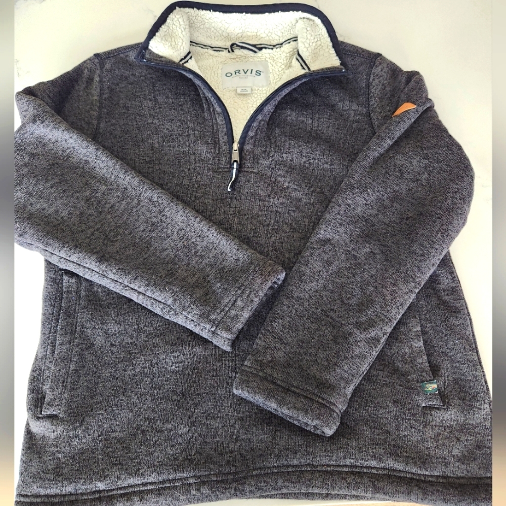Orville Sherpa Lined Half-zip Pullover